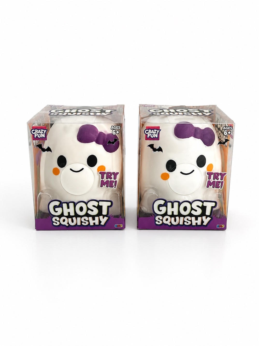 2 Jumbo Ghost Squishy Toy